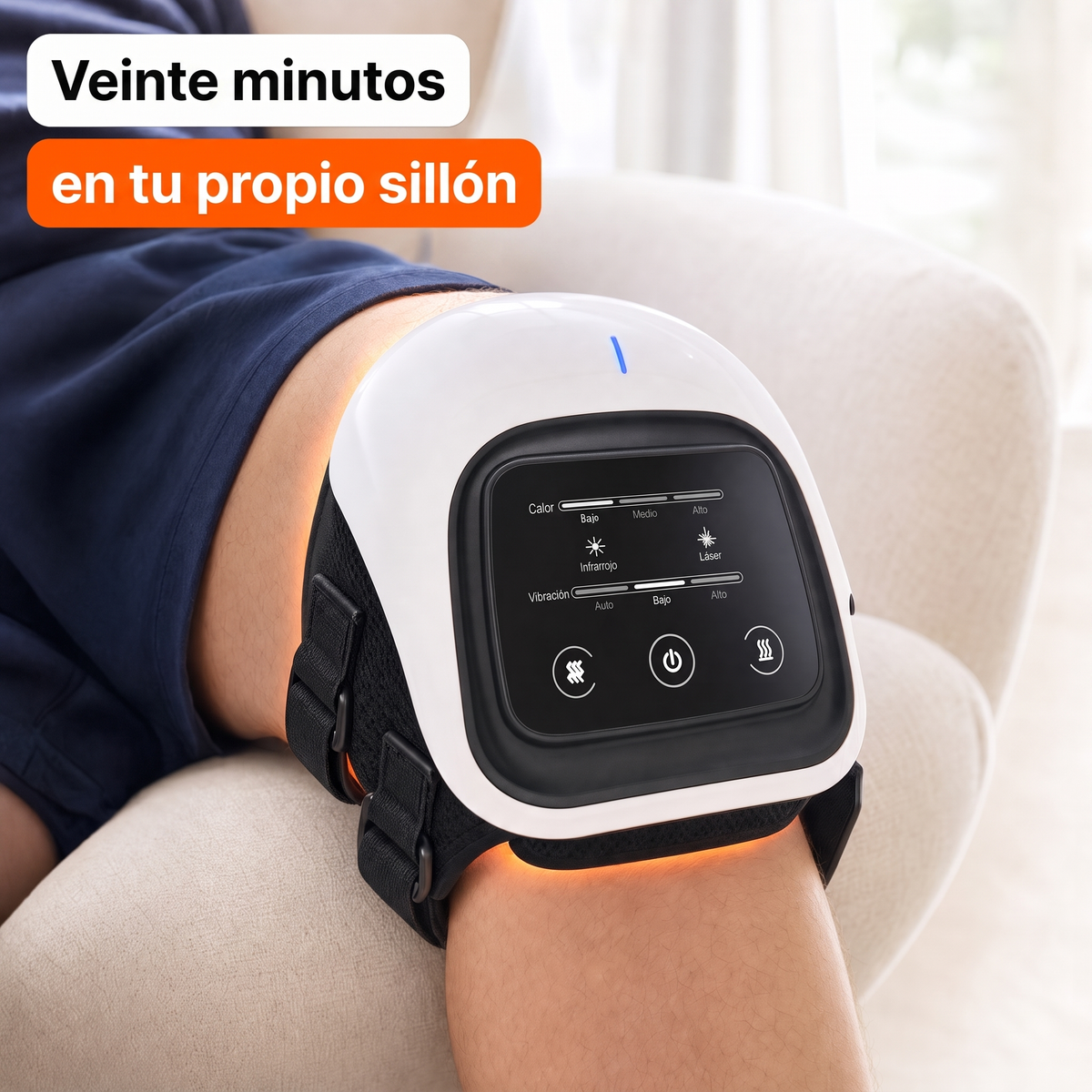 Calor y vibracion en la rodilla