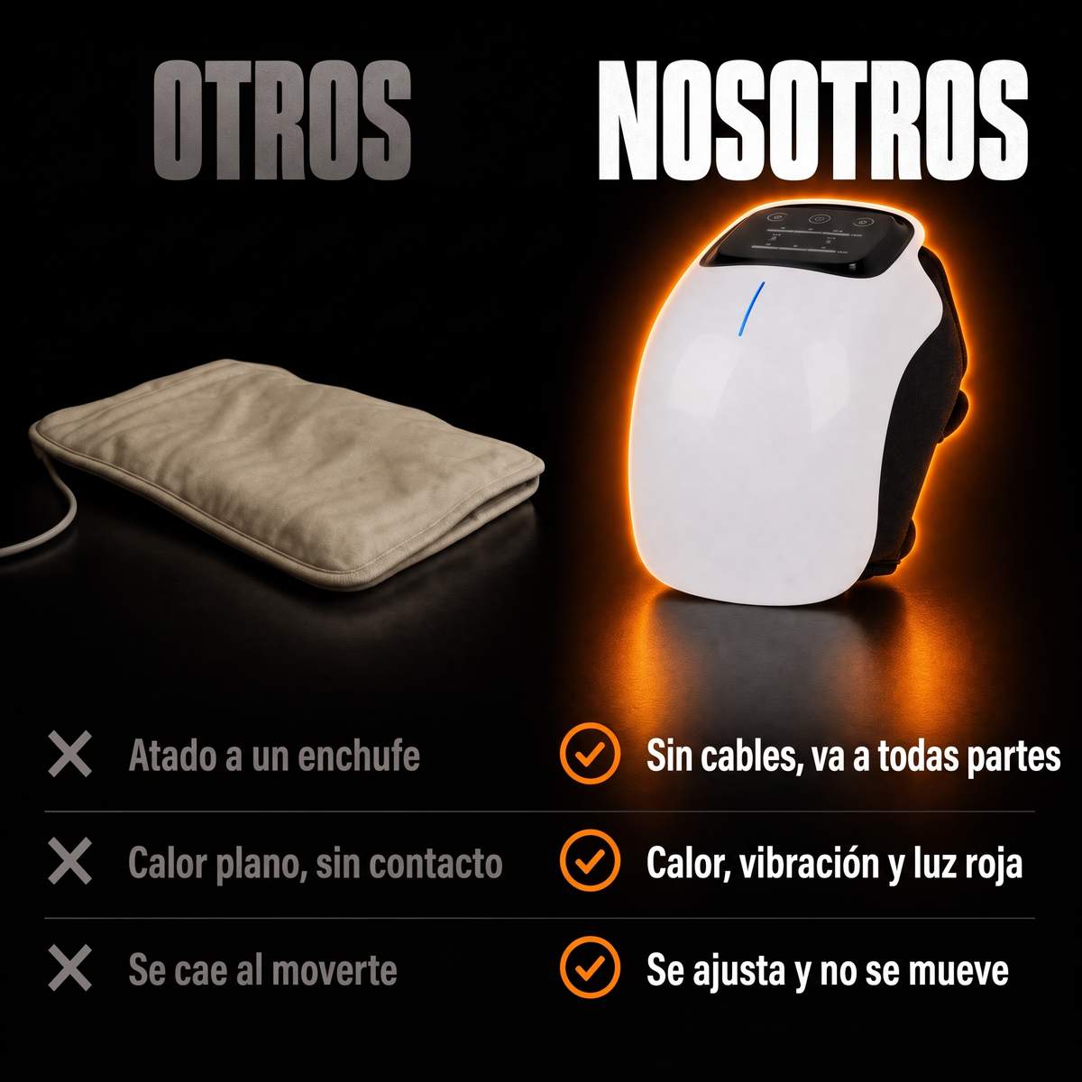 Detalles del masajeador